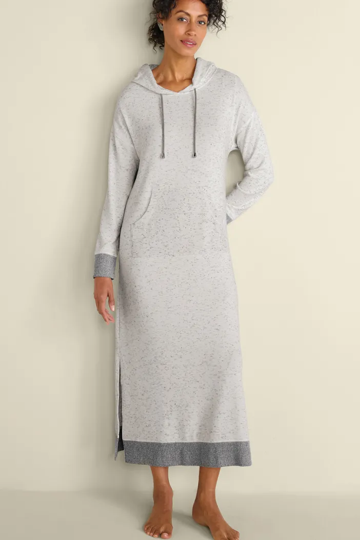 Soft Surroundings Dresses|Sleepwear & Lounge|Lazy Day Lounge Dress White/Grey
