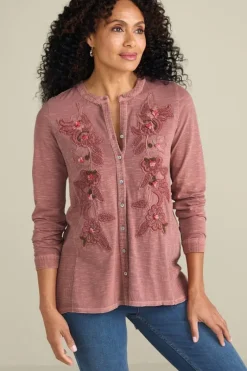 Soft Surroundings Tops|Tunics & Leggings|L'Enchant Top Rose