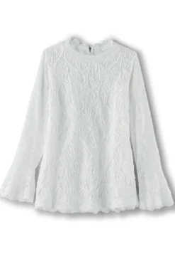 Soft Surroundings Tops|Lilith Lace Top White