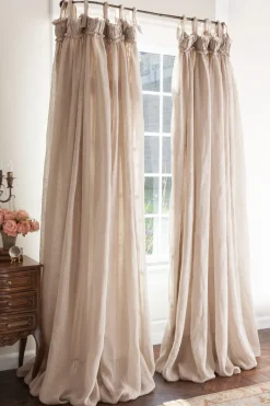 Soft Surroundings Window Coverings|Linen Balloon Drapery Panel