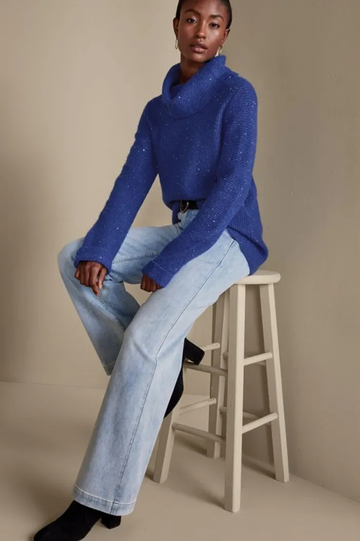 Soft Surroundings Tops|Sweaters & Cardigans|Linley Sequin Sweater