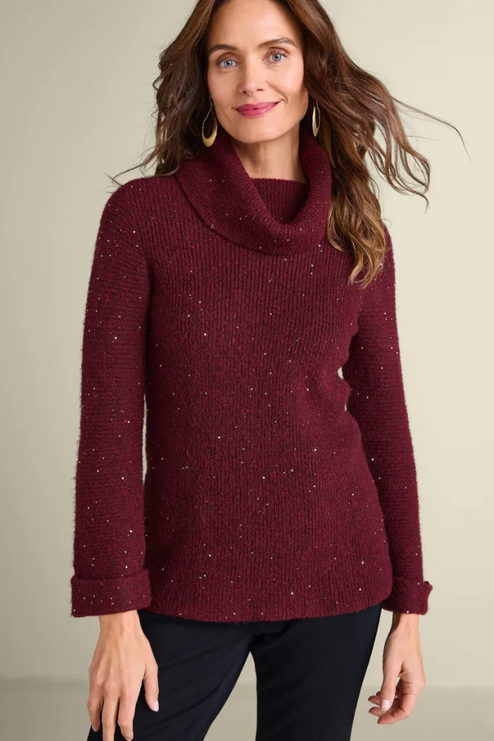 Soft Surroundings Tops|Sweaters & Cardigans|Linley Sequin Sweater
