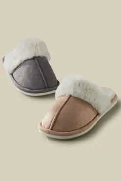 Soft Surroundings Shoes|Lora Cuffed Slippers
