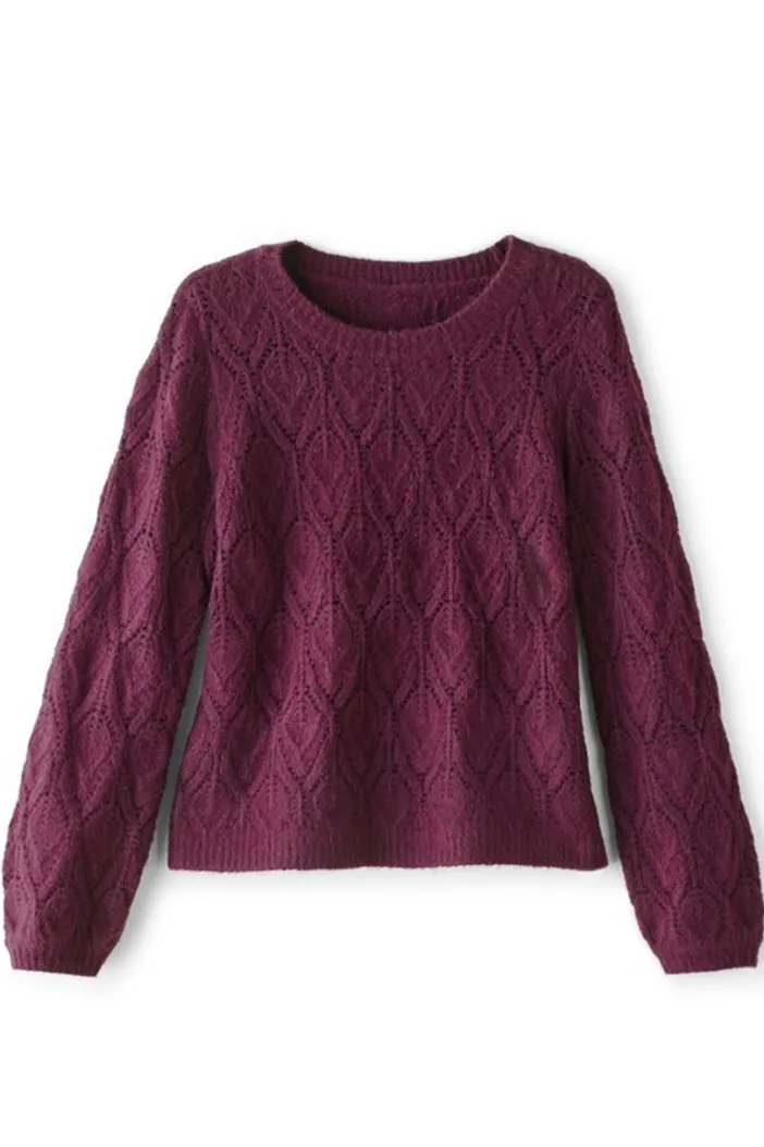Soft Surroundings Tops|Sweaters & Cardigans|Lyric Sweater PotentPurple