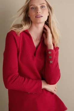 Soft Surroundings Tops|Macie Pullover