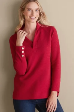 Soft Surroundings Tops|Macie Pullover
