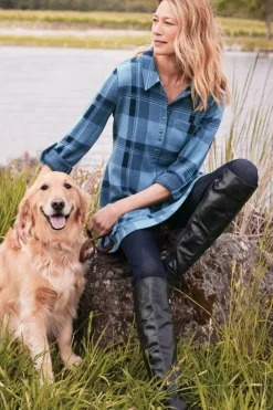 Soft Surroundings Tops|Mad About Plaid Top
