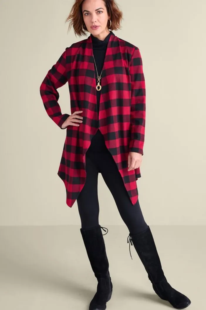 Soft Surroundings Toppers|Mad About Plaid Topper