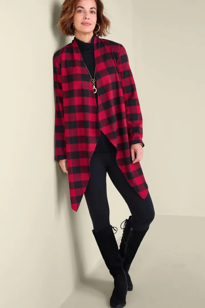 Soft Surroundings Toppers|Mad About Plaid Topper