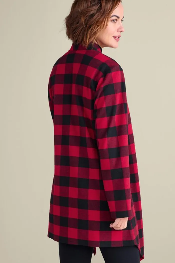 Soft Surroundings Toppers|Mad About Plaid Topper