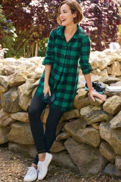 Soft Surroundings Tops|Tunics & Leggings|Mad About Plaid Tunic