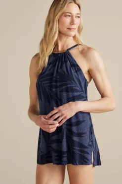 Soft Surroundings Swimwear|Magicsuit By Miraclesuit Parker Palms Swim Dress Kismet