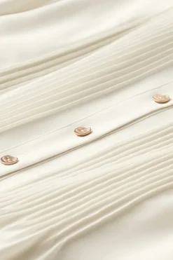 Soft Surroundings Tops|Makara Button Tunic IvoryPearl
