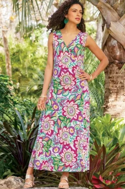 Soft Surroundings Dresses|Malee Maxi Dress RioGarden