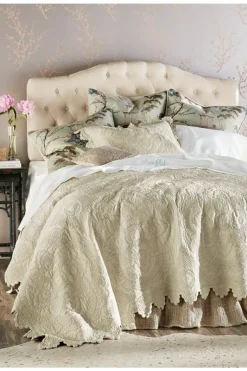 Soft Surroundings Bedding|Bedding Collections|Marguerite Bed Sham Gardenia