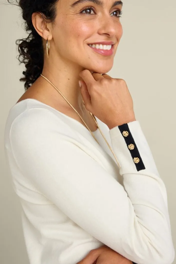 Soft Surroundings Tops|Sweaters & Cardigans|Margulies Tunic Sweater IvoryPearl