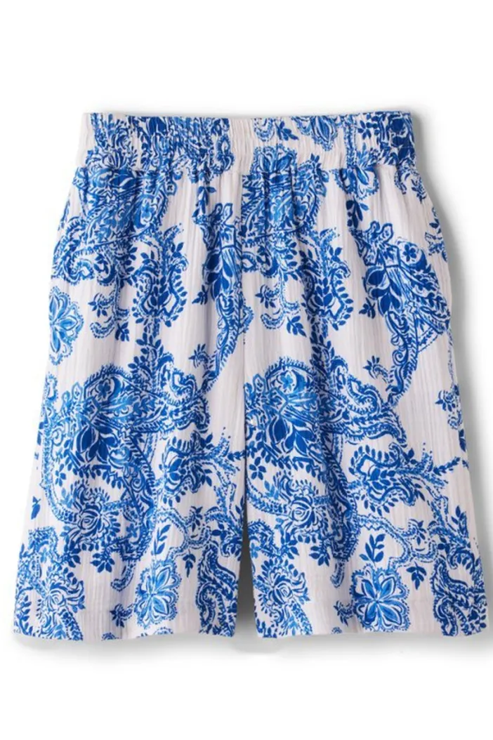 Soft Surroundings Pants|Shorts|Marilla Gauze Shorts