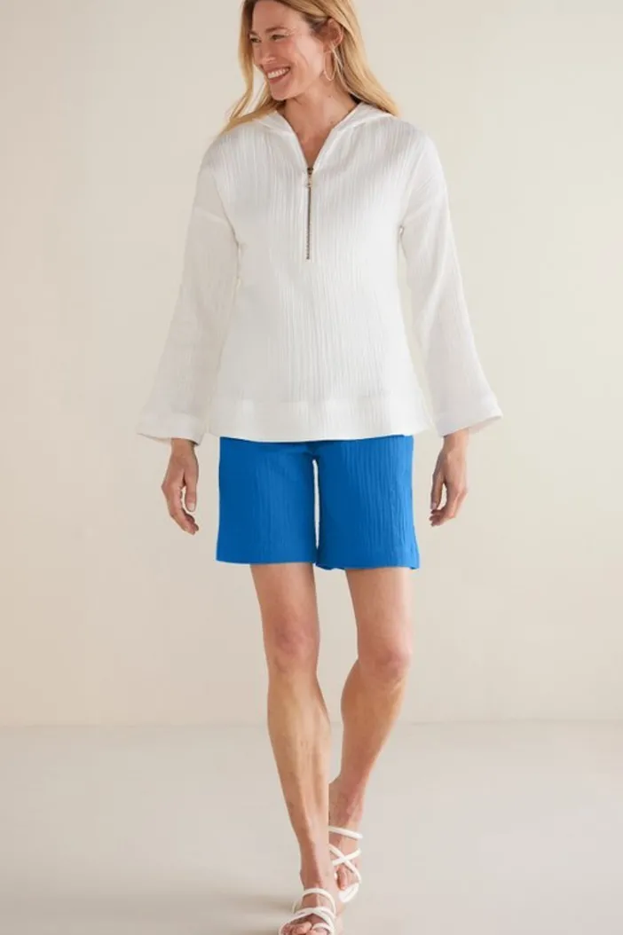 Soft Surroundings Pants|Shorts|Marilla Gauze Shorts