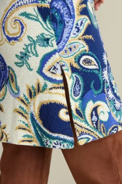 Soft Surroundings Tops|Sweaters & Cardigans|Marin Cardigan AutumnPaisleyScarfBlue