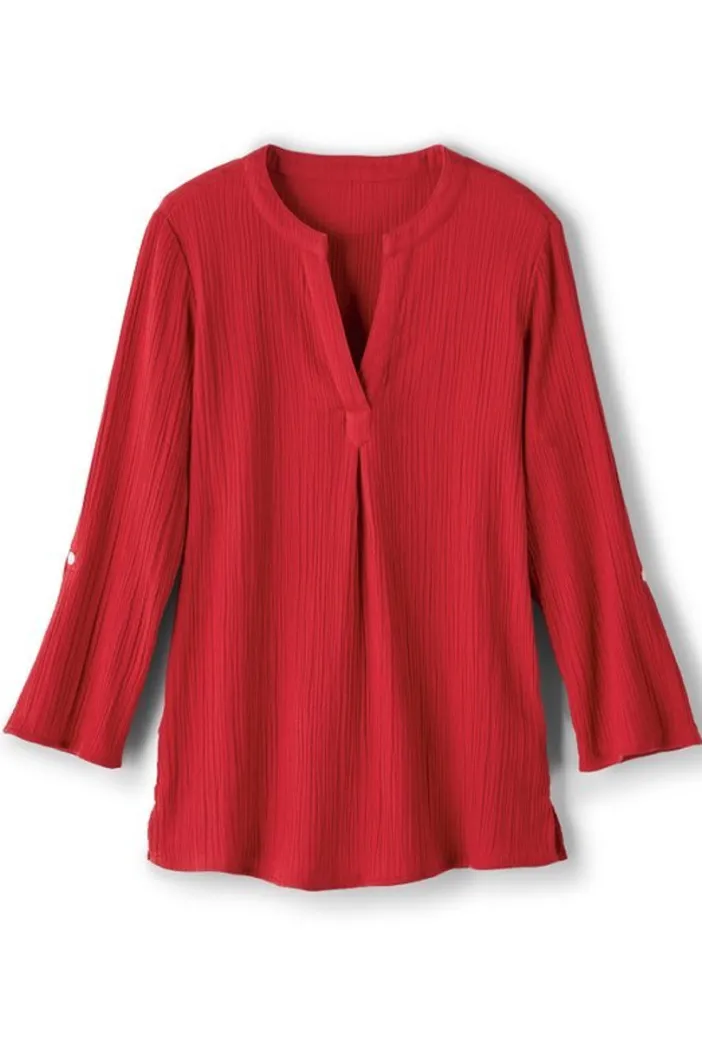 Soft Surroundings Tops|Tunics & Leggings|Marley Gauze Tunic