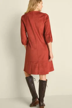 Soft Surroundings Dresses|Martine Faux Suede Dress BossaNova