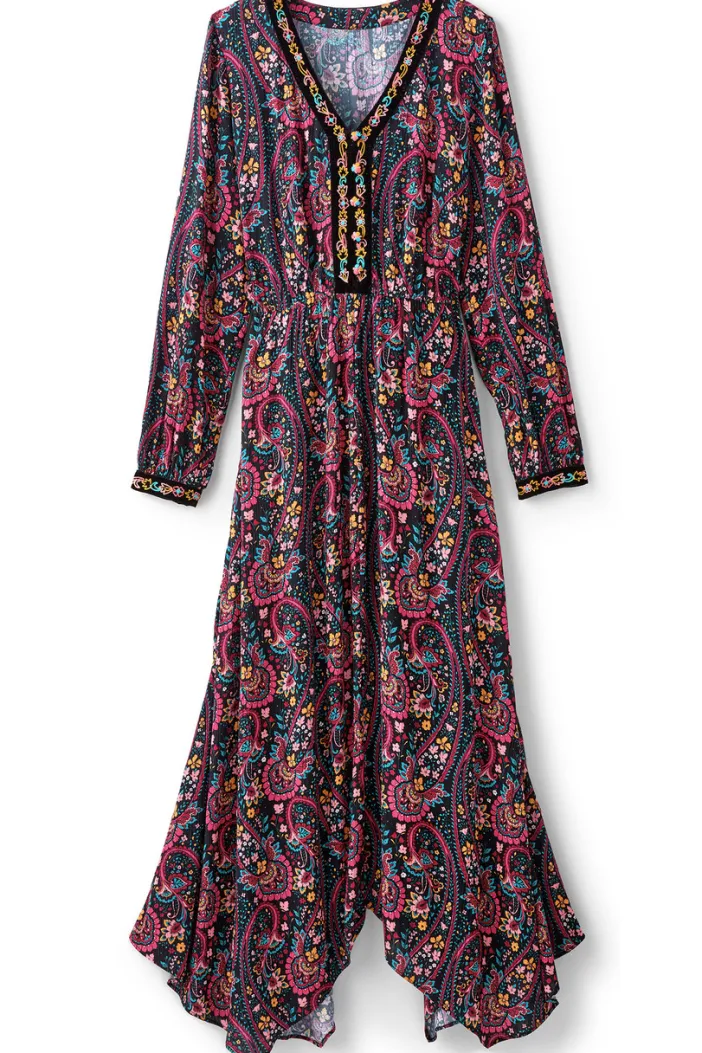 Soft Surroundings Dresses|Meena Maxi Dress PaisleyGardenMulti