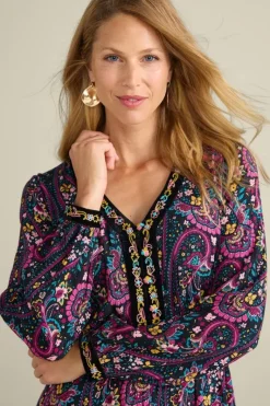 Soft Surroundings Dresses|Meena Maxi Dress PaisleyGardenMulti