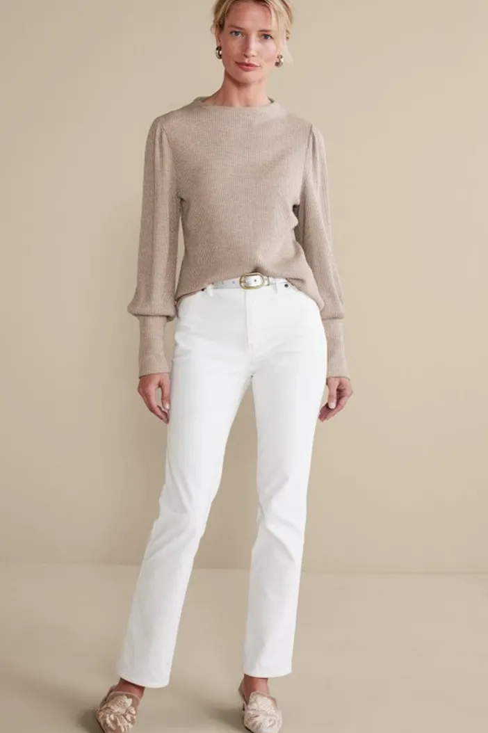 Soft Surroundings Tops|Melina Waffle Pullover