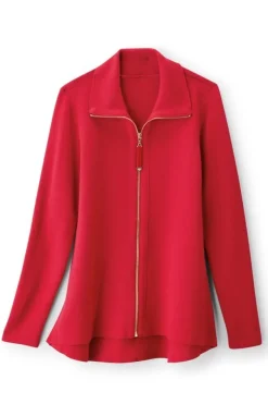 Soft Surroundings Tops|Sweaters & Cardigans|Meria Zip Cardi