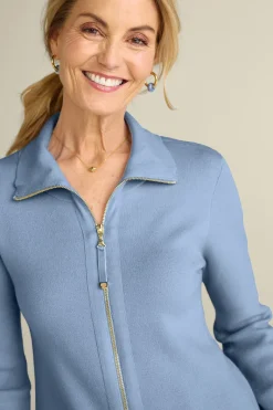 Soft Surroundings Tops|Sweaters & Cardigans|Meria Zip Cardi