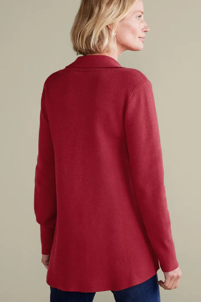 Soft Surroundings Tops|Sweaters & Cardigans|Meria Zip Cardi