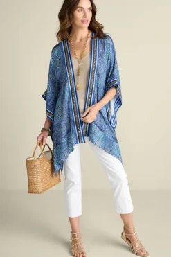 Soft Surroundings Toppers|Jackets & Coats|Miravelle Kimono AzoresScarf