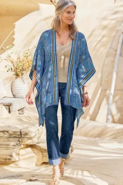 Soft Surroundings Toppers|Jackets & Coats|Miravelle Kimono AzoresScarf