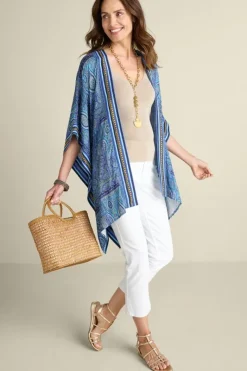 Soft Surroundings Toppers|Jackets & Coats|Miravelle Kimono AzoresScarf