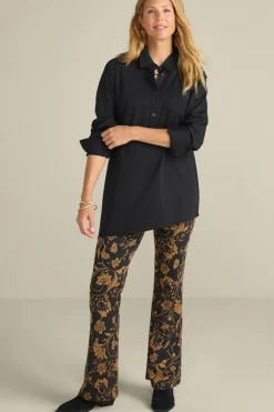 Soft Surroundings Pants|Mischa Jacquard Pants FloralScarfJacquard