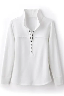 Soft Surroundings Tops|Neera French Terry Tunic