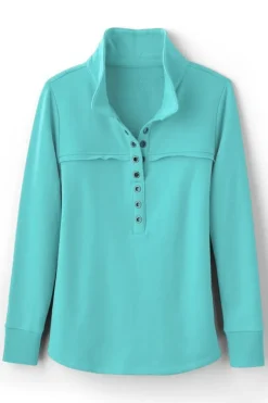 Soft Surroundings Tops|Neera French Terry Tunic