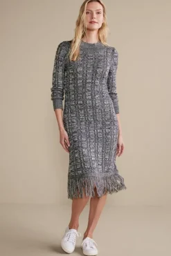 Soft Surroundings Dresses|Neve Sweater Dress CharcoalGrey