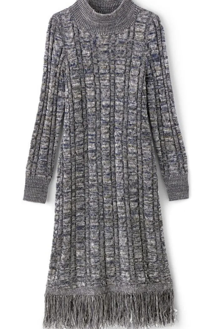 Soft Surroundings Dresses|Neve Sweater Dress CharcoalGrey