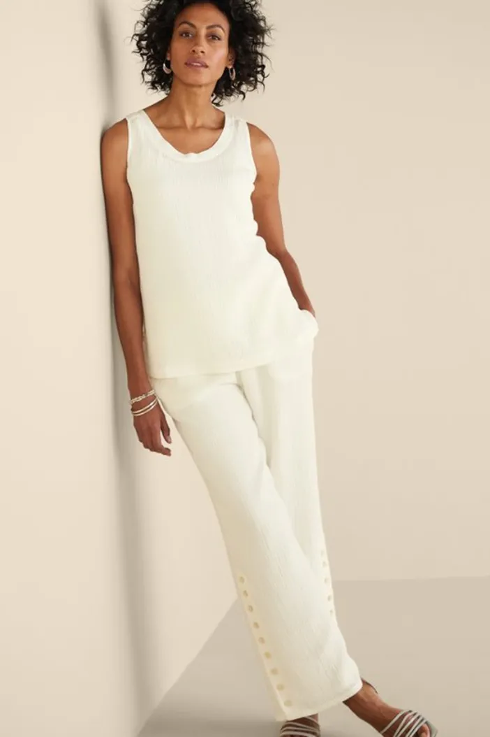 Soft Surroundings Tops|Oceo Gauze Tank