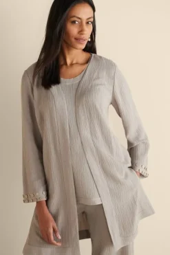 Soft Surroundings Tops|Toppers|Oceo Gauze Topper