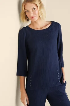 Soft Surroundings Tops|Tunics & Leggings|Oceo Gauze Tunic