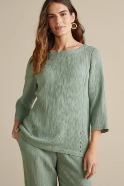 Soft Surroundings Tops|Tunics & Leggings|Oceo Gauze Tunic