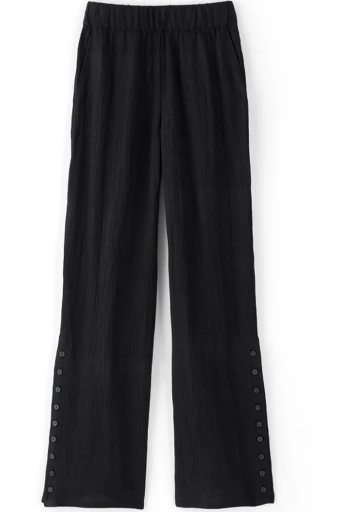 Soft Surroundings Pants|Oceo Gauze Wide-Leg Pants