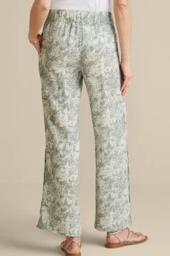 Soft Surroundings Pants|Oceo Gauze Wide-Leg Pants