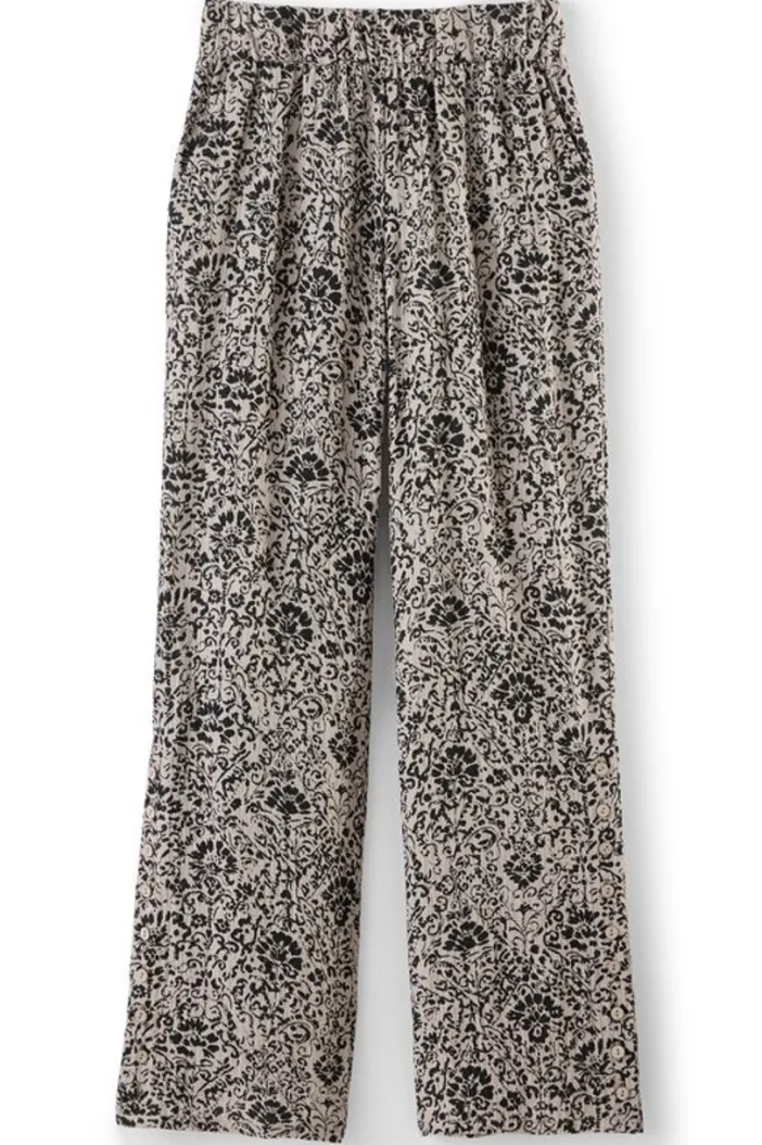 Soft Surroundings Pants|Oceo Gauze Wide-Leg Pants