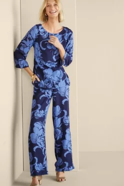 Soft Surroundings Pants|Oceo Gauze Wide-Leg Pants