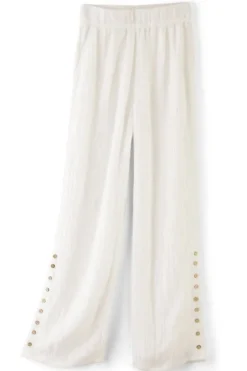 Soft Surroundings Pants|Oceo Gauze Wide-Leg Pants