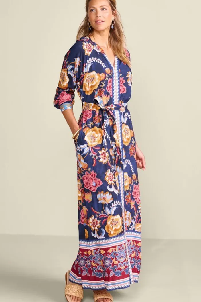 Soft Surroundings Dresses|Ohana Maxi Dress AkrotiriFlowers