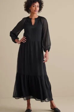 Soft Surroundings Dresses|Olga Dress Black